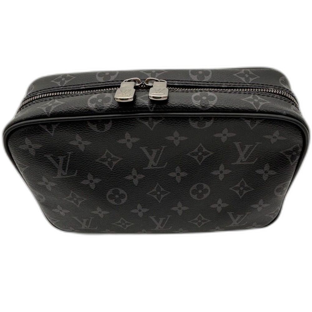 Louis Vuitton Monogram Eclipse Trous Toilet Pouch PM M43383-EUC